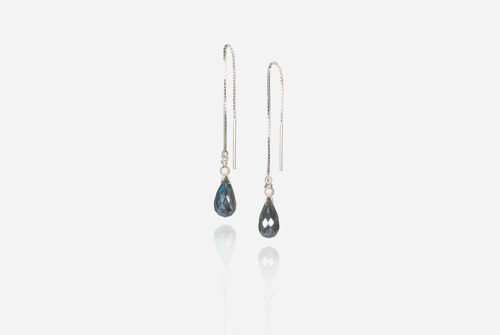 Bijoux Labradorite Threader Earrings