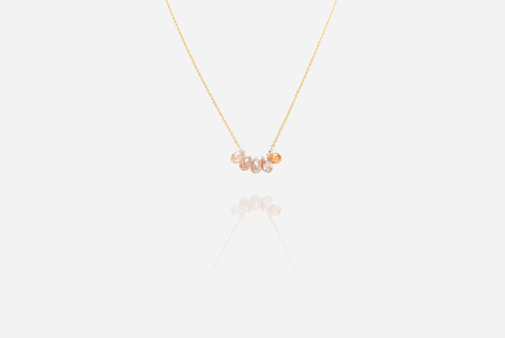 Bijoux Sunstone Gold Necklace