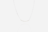 String of Pearls Cream Bar Necklace