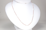 String of Pearls Rose Petite Necklace