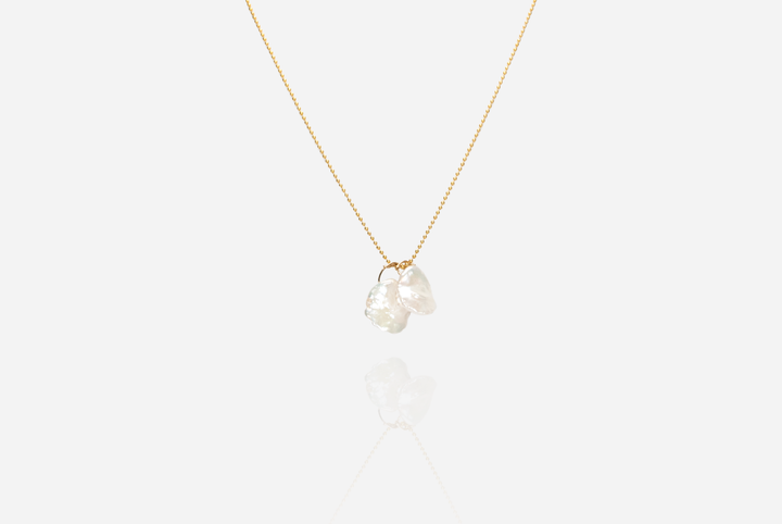 Bijoux Baroque Pearl Gold-Filled Necklace