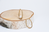 Olivia Gold Drop Pearl Earrings