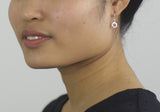 Rosy Scallops Mini Drop Earrings