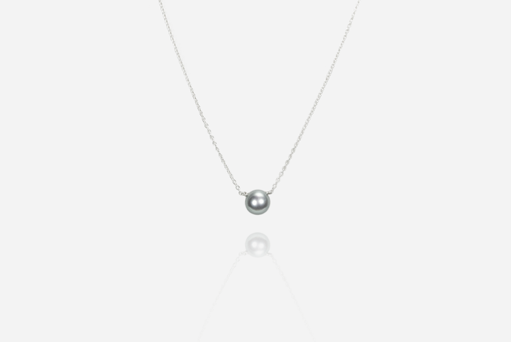 String Of Pearls Grey Pearl Necklace, Small